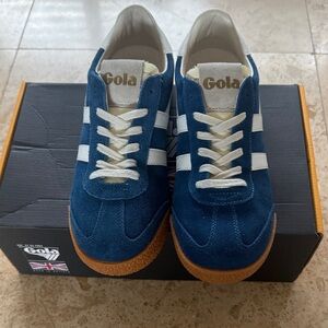 Gola Elan Navy and White Sneakers, women’s size 8